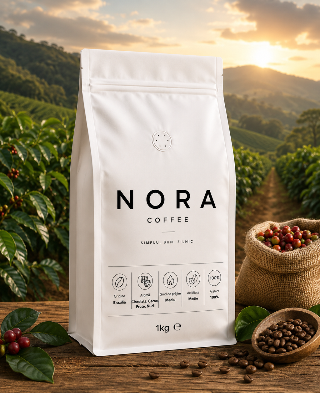 Cafea Single Origin Brazilia 1kg