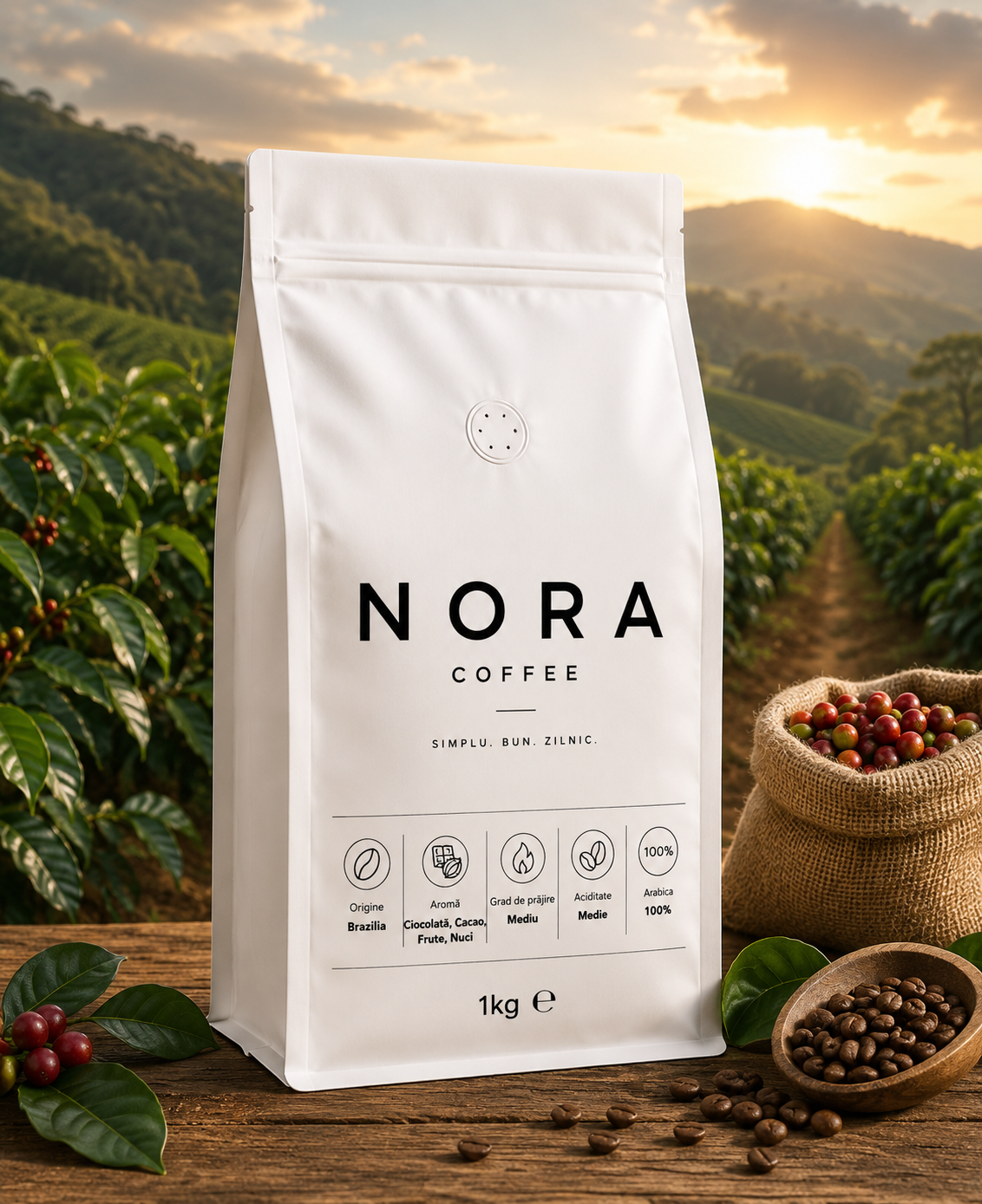 Cafea Single Origin Brazilia 1kg